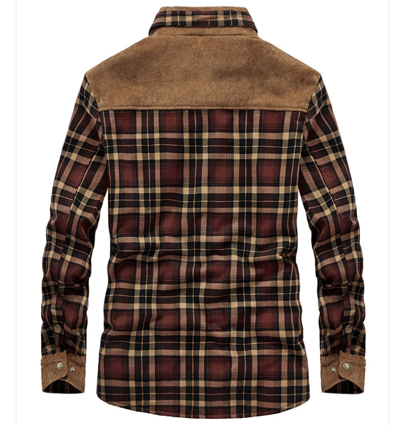 Ethan – Sobrecamisa Acolchada con Forro de Borrego Hombre