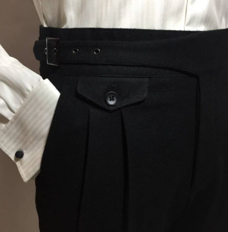 Severino | Pantalones de lana con pinzas elegantes