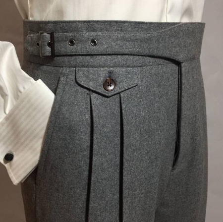 Severino | Pantalones de lana con pinzas elegantes