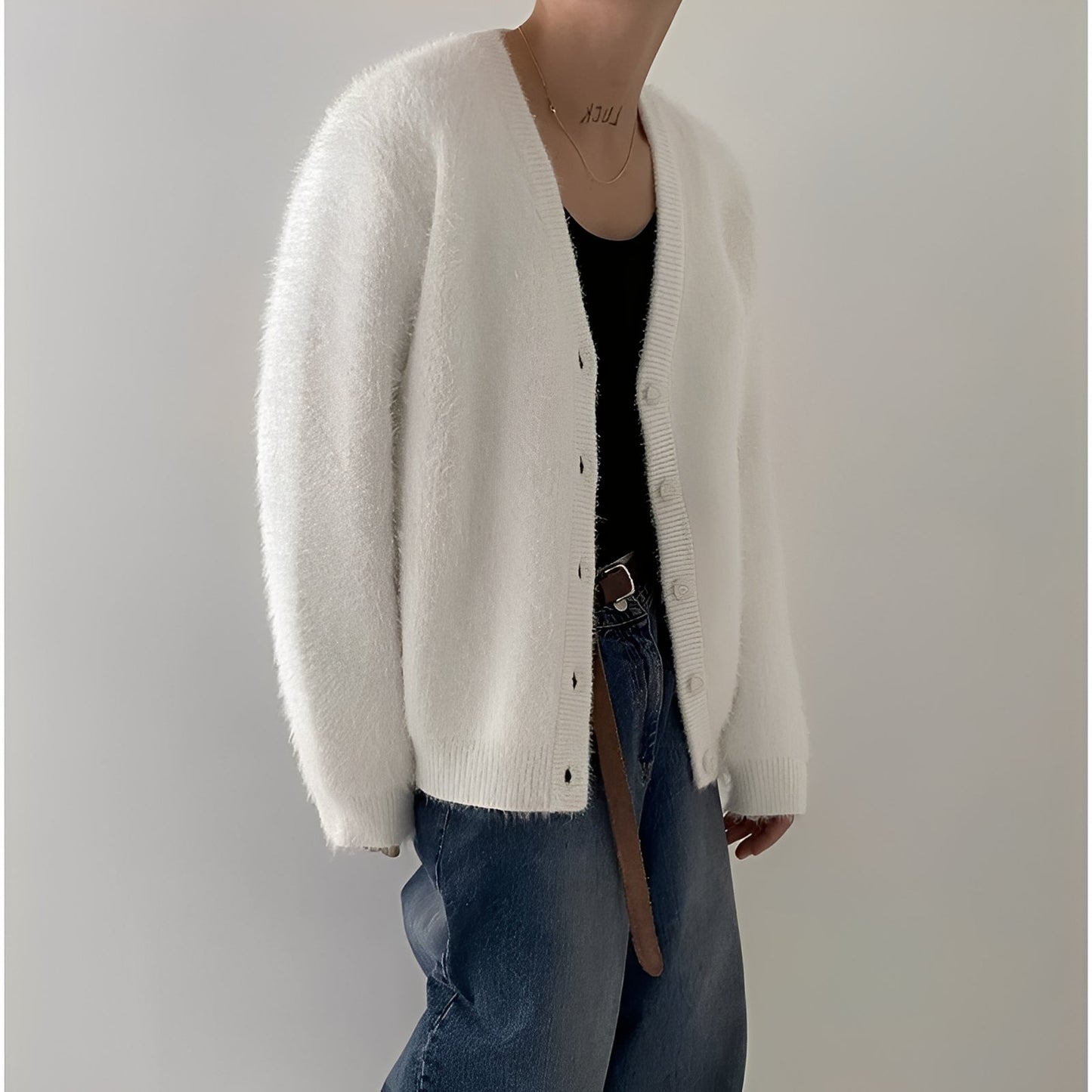 Livia – Cárdigan de mujer con botones Cashmere