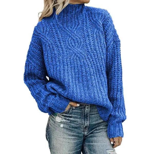 Emma – Jersey de Punto Grueso con Diseño Trenzado