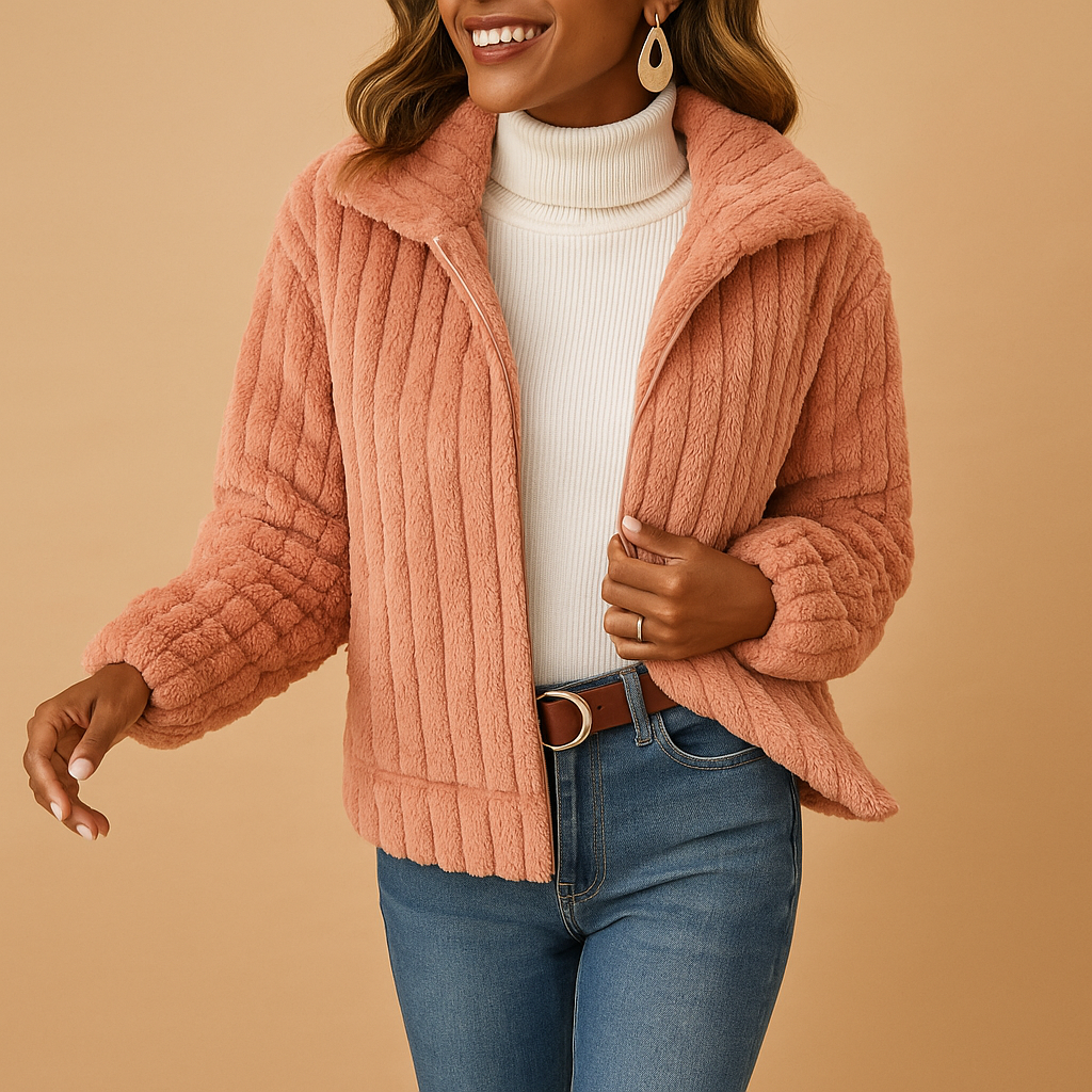 Isidora – Chaqueta acolchada con diseño de líneas