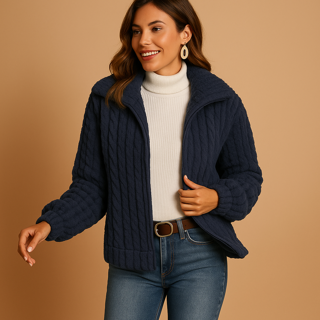Isidora – Chaqueta acolchada con diseño de líneas