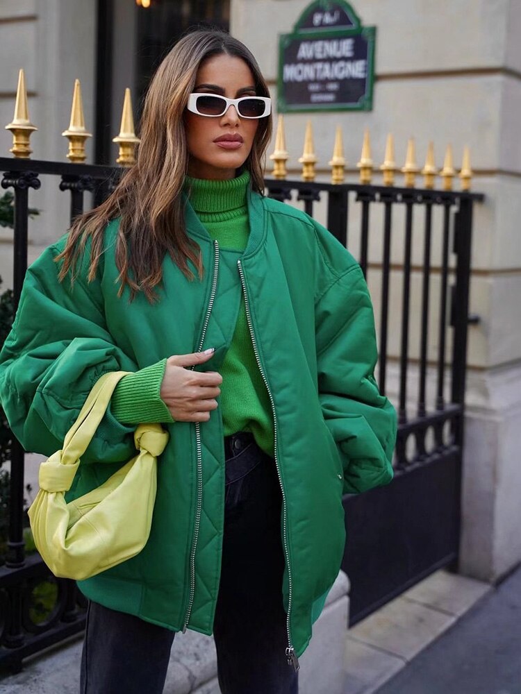 Valentina – Chaqueta Acolchada Oversize para Mujer