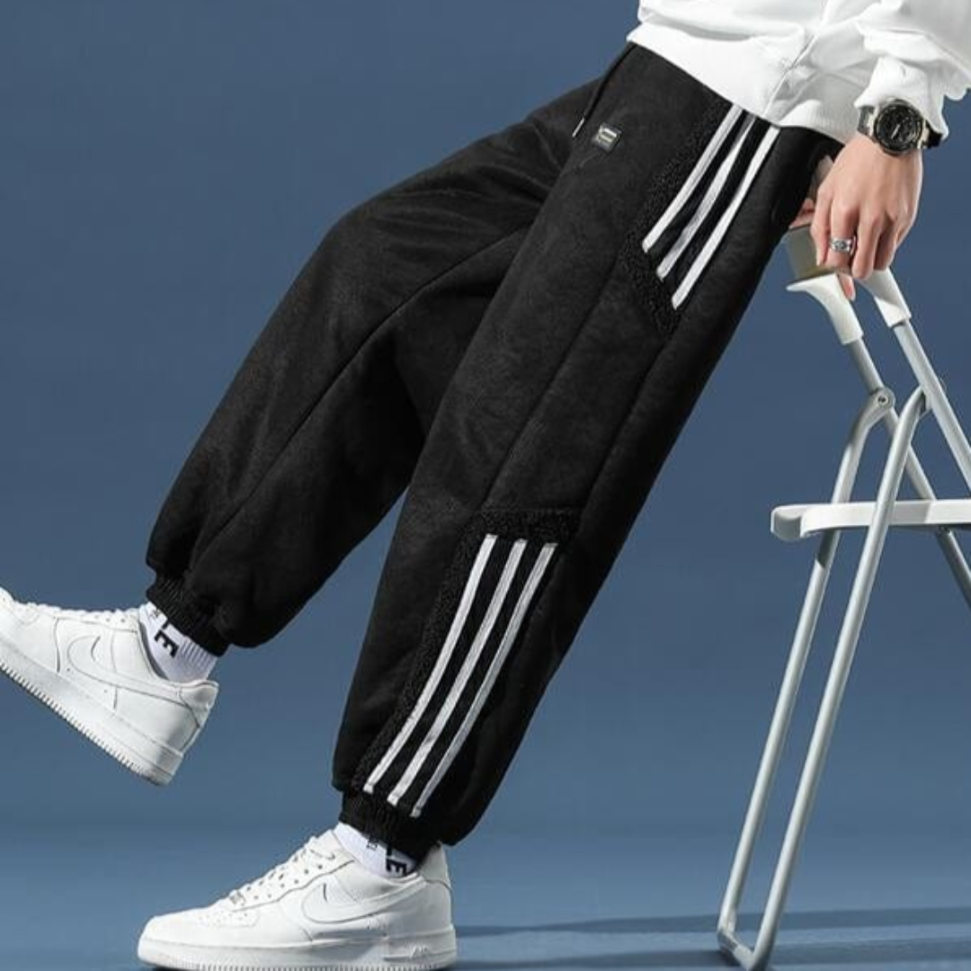 Diego - Pantalón deportivo para hombre con franjas laterales