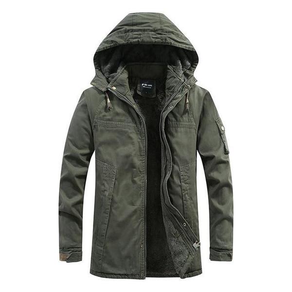 Leo – Chaqueta con Capucha y Forro de Invierno Hombre