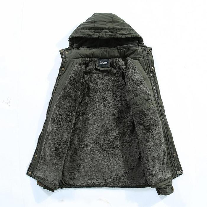 Leo – Chaqueta con Capucha y Forro de Invierno Hombre