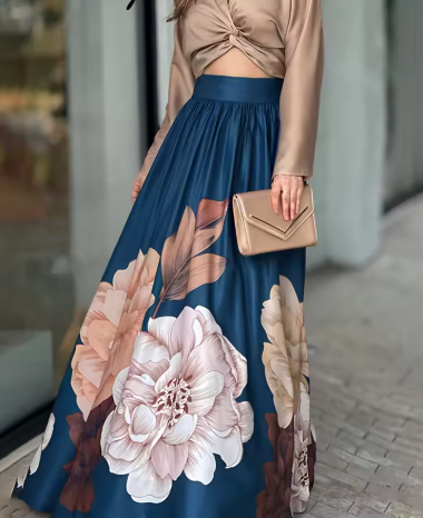 Carmen | Estilosa falda retro plisada