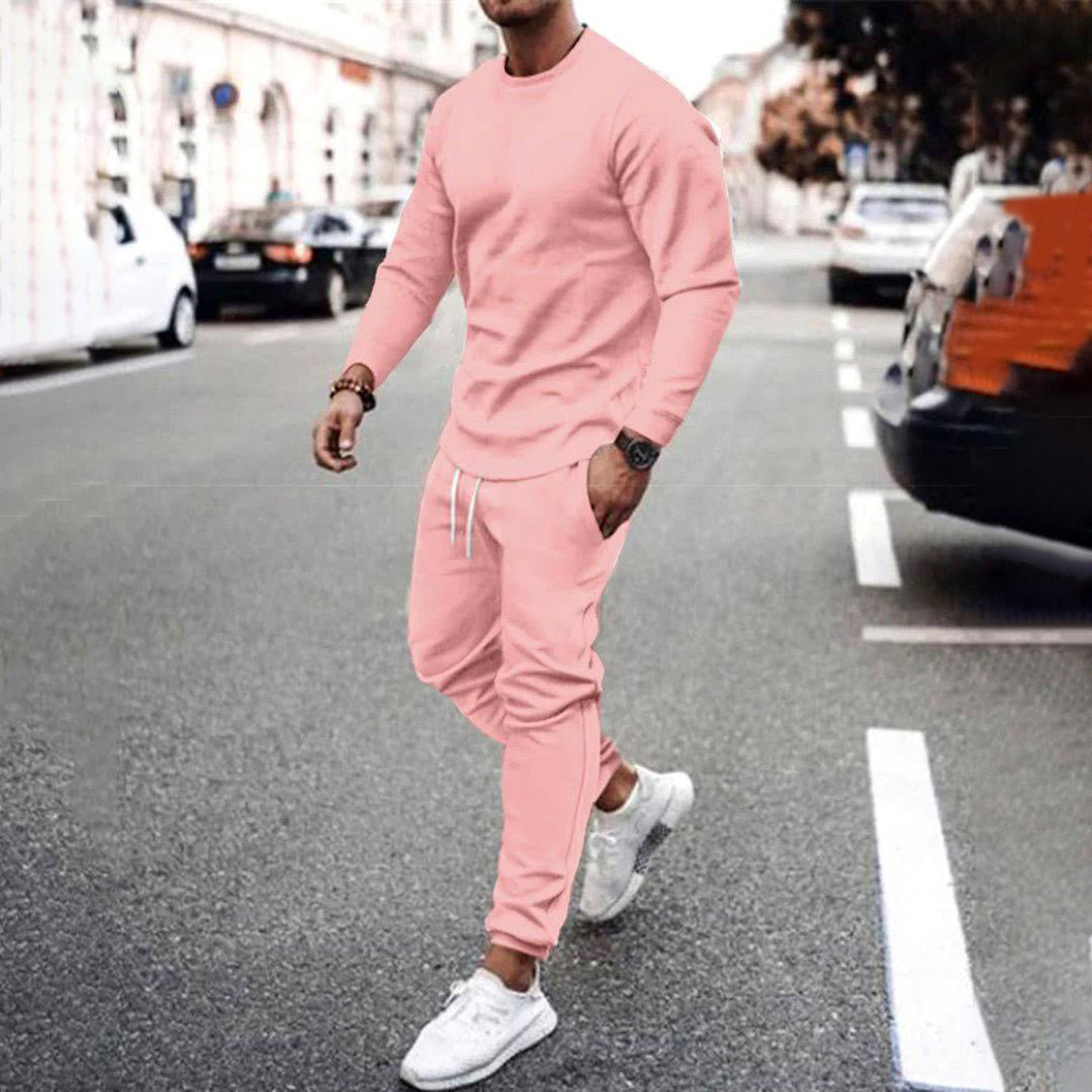 Leonardo - Conjunto deportivo para hombre con sudadera y pantalón jogger