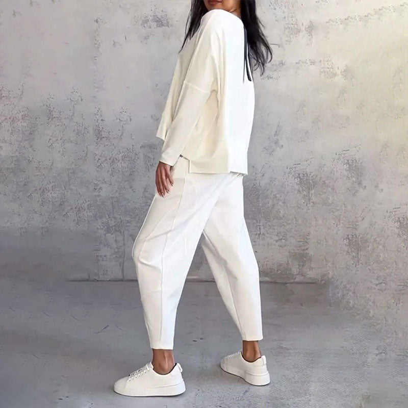Isabelle - Conjunto casual de mujer pantalón y blusa suelta