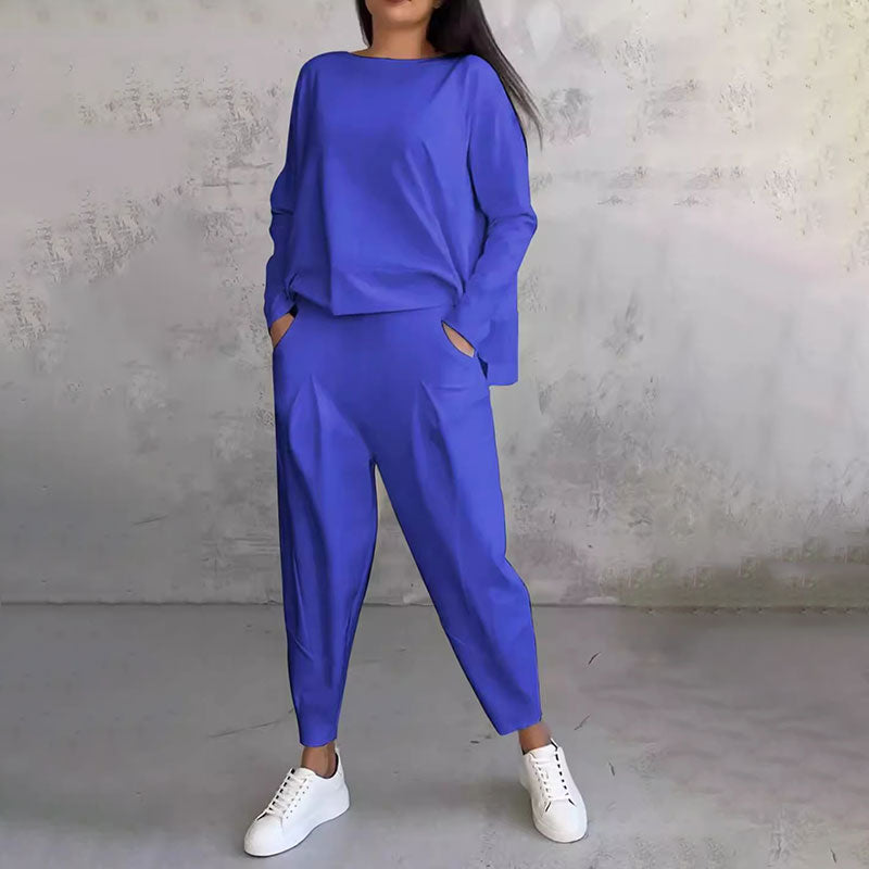 Isabelle - Conjunto casual de mujer pantalón y blusa suelta
