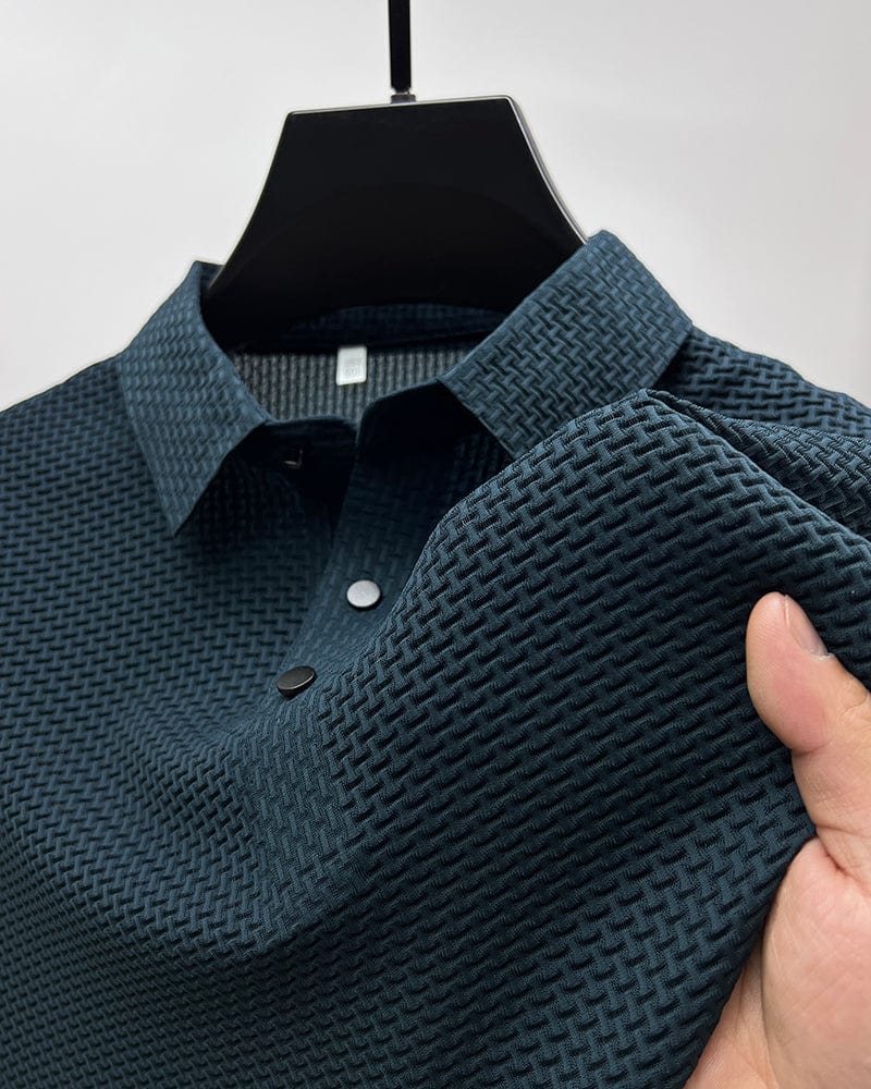 Adrián - Camisa de hombre manga larga con diseño texturizado