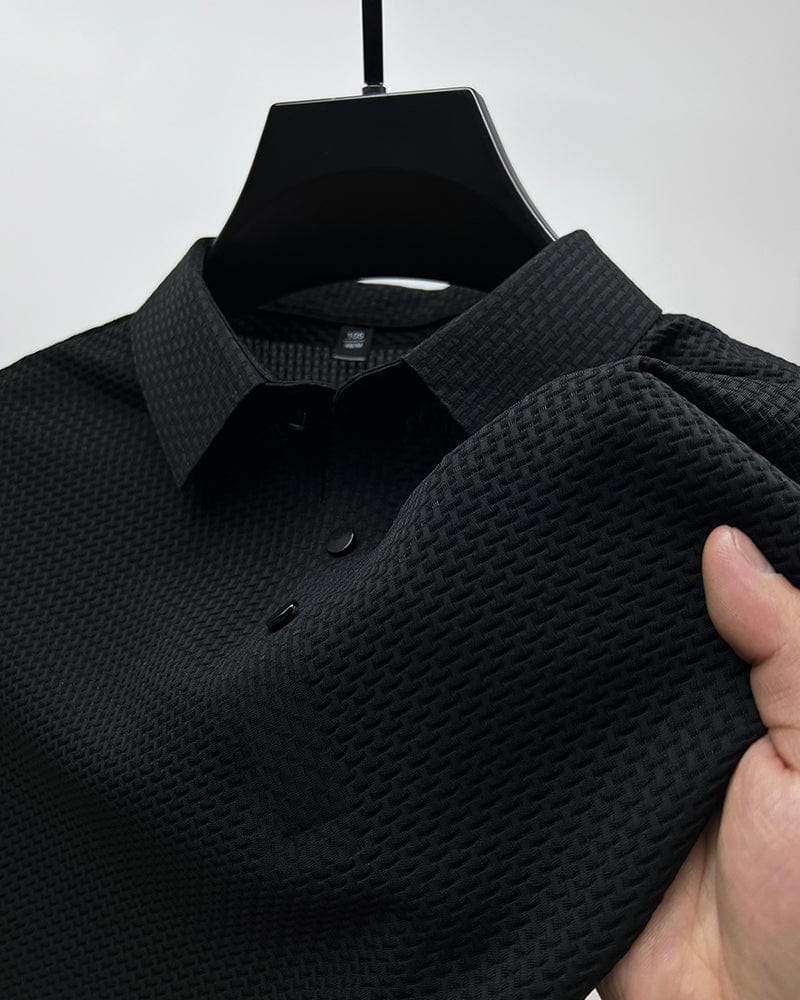 Adrián - Camisa de hombre manga larga con diseño texturizado