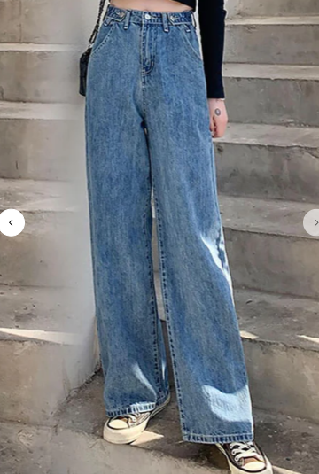 Konsèpsión | Jeans boyfriend sueltos de tiro alto