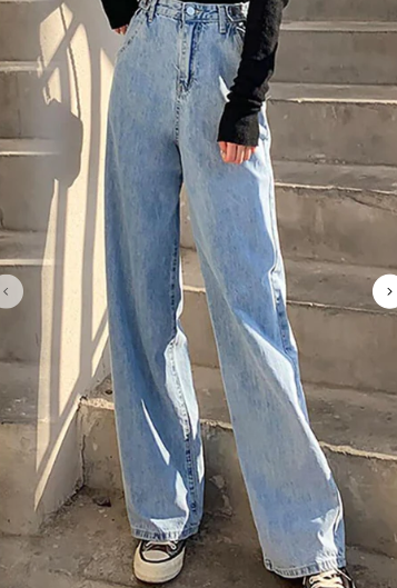Konsèpsión | Jeans boyfriend sueltos de tiro alto
