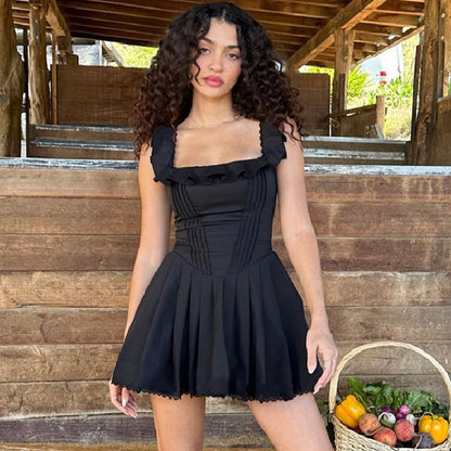 Noa - Vestido mini negro vestidos fiesta