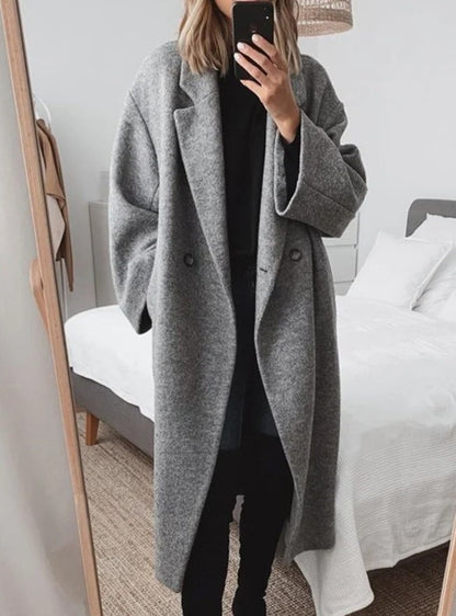 Natalia - Abrigo oversize de lana elegante