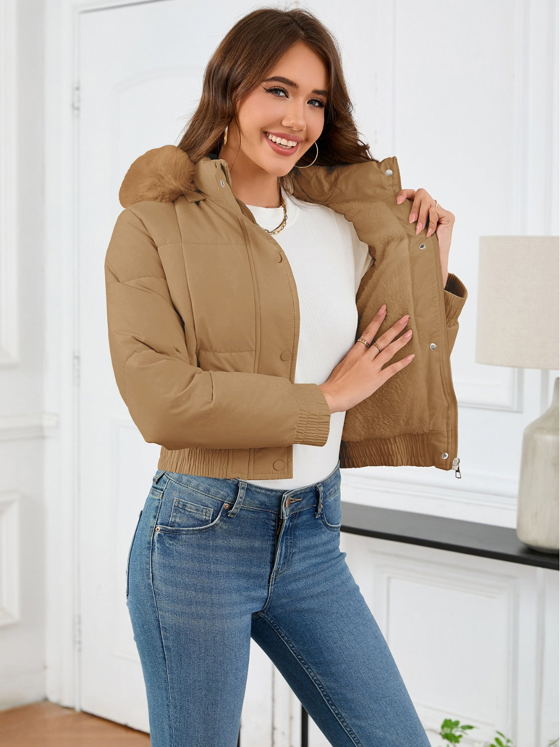 Pyllar | Abrigo de invierno para mujer con capucha