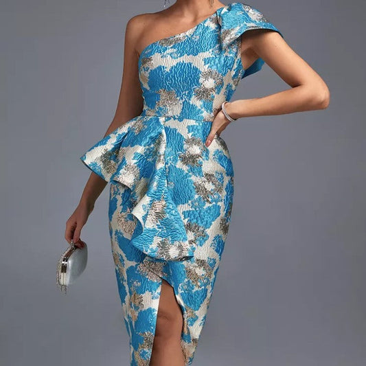 Andrea | Vestido corto con hombros descubiertos