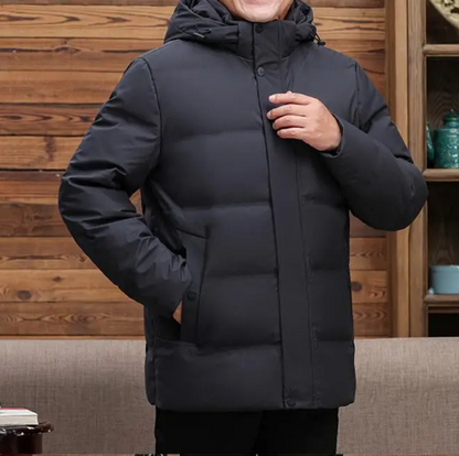 Emersyn | Chaqueta de plumón para hombres con capucha para personas mayores