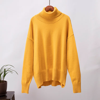 Carlota - Jersey de cuello alto oversize de lana