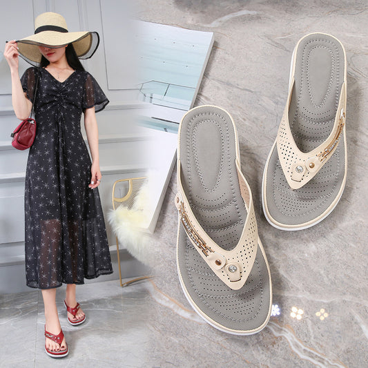 Liana - Sandalias de cuña con plataforma