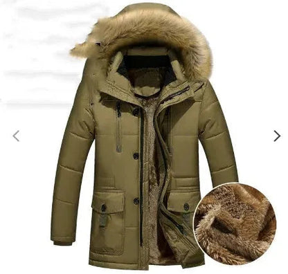 Connare | Chaqueta de invierno para hombre con capucha y forro de pelo sintético