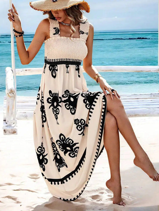 Aurora | Vestido de talle alto sin espalda