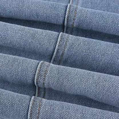 Lola - Pantalón vaquero mujer campana con detalles estrella