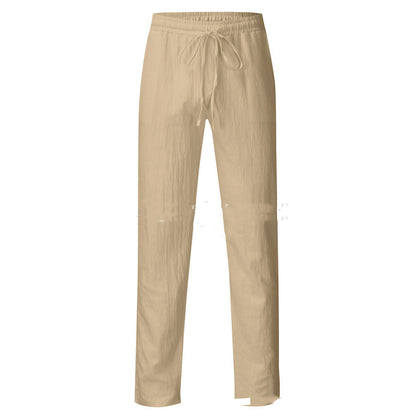 Quilyon | Pantalones de lino para hombres de verano/primavera