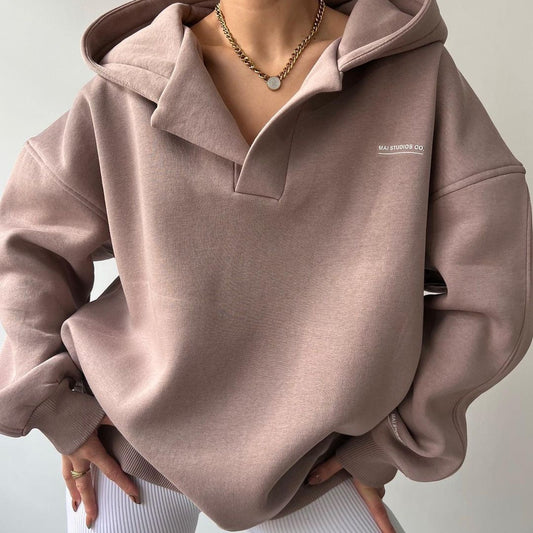 Ricarda - Sudadera con capucha de poliéster