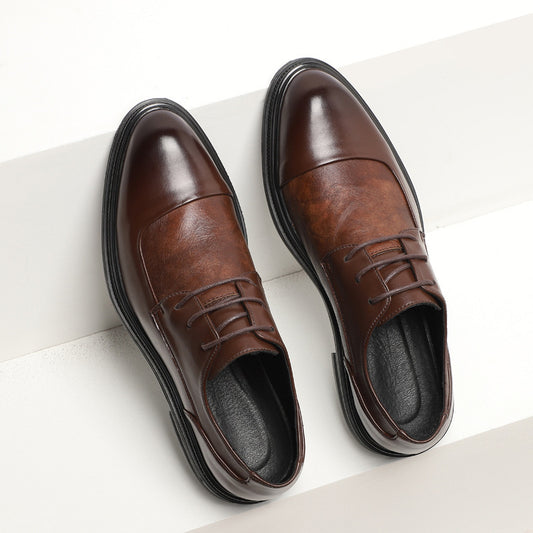 Alfonso | Zapatos de vestir para hombre, estilo británico y punta afilada