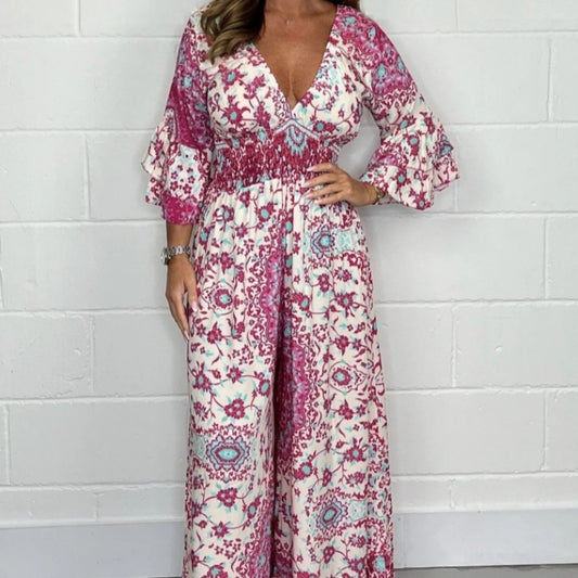 Paloma - Maxivestido con estampado bohemio