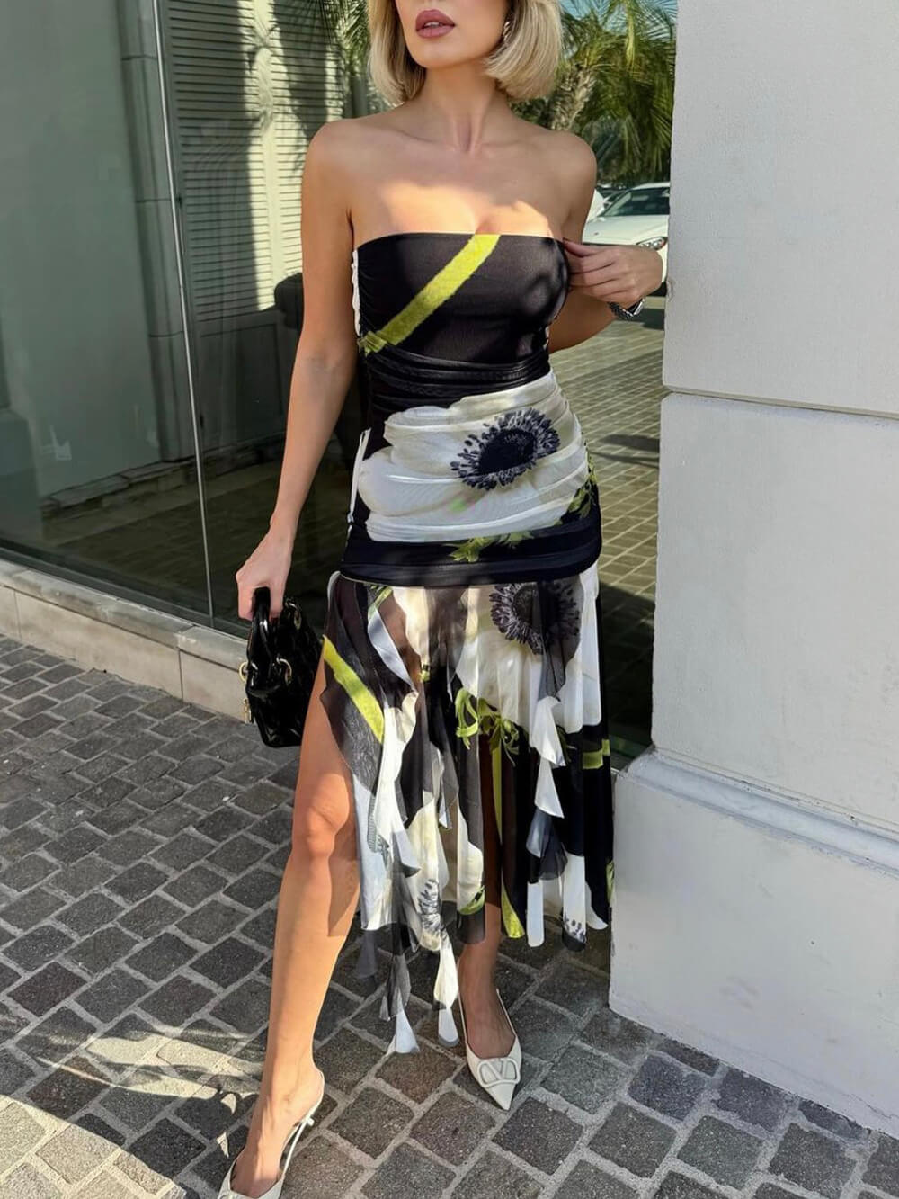 Carmen | Elegante floral con transparencias