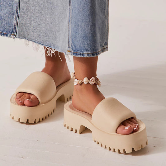 Shiena - Sandalias de plataforma para el verano