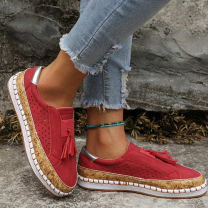 Lila - Zapatillas casual con borla