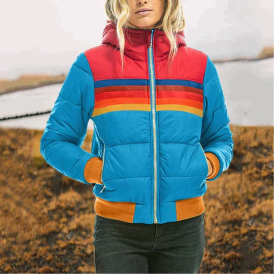 Valeria – Chaqueta acolchada estilo retro