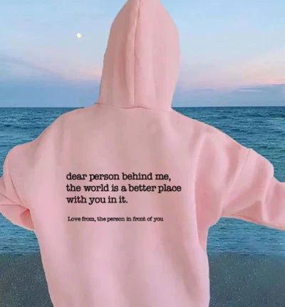 Valentina - Sudadera mujer oversize con capucha