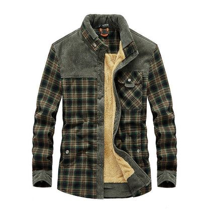 Ethan – Sobrecamisa Acolchada con Forro de Borrego Hombre