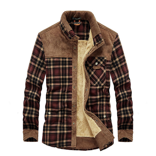 Ethan – Sobrecamisa Acolchada con Forro de Borrego Hombre