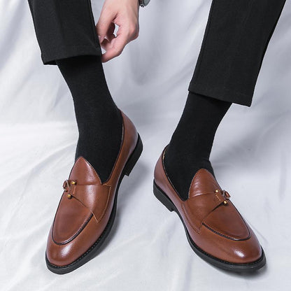 Quayd | Mocasines de cuero suave para hombre, casuales y sin cordones