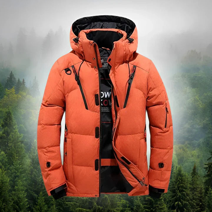 Tomás - Chaqueta acolchada hombre invierno con capucha