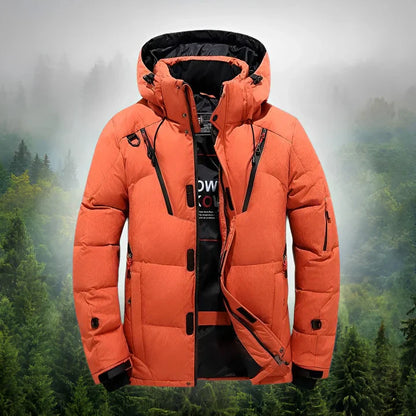 Tomás - Chaqueta acolchada hombre invierno con capucha