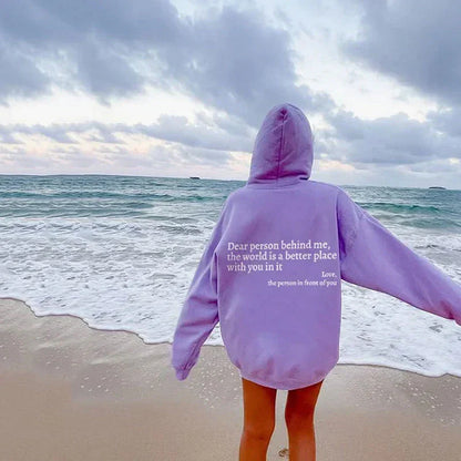 Valentina - Sudadera mujer oversize con capucha