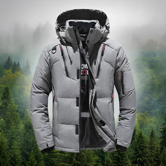 Tomás - Chaqueta acolchada hombre invierno con capucha