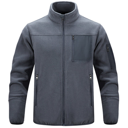 Básilio | Abrigo casual para hombre con cuello alto para exteriores