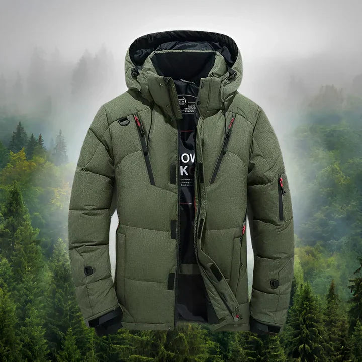 Tomás - Chaqueta acolchada hombre invierno con capucha