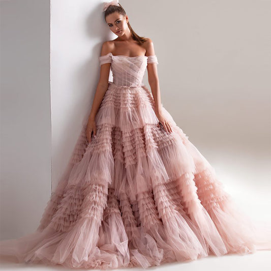 Leonarda - Vestido de fiesta con volantes