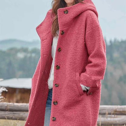 Brynleigh | Abrigo trench de tweed grueso de longitud media para mujer