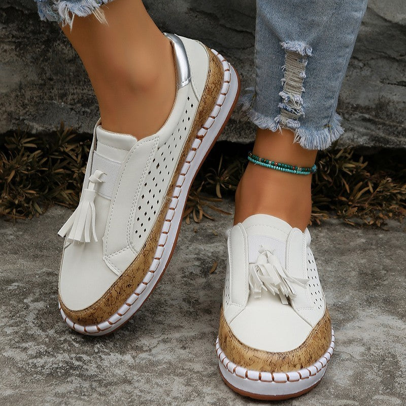 Lila - Zapatillas casual con borla